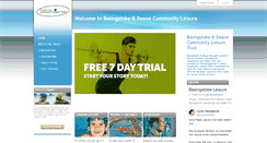 Desktop Screenshot of basingstokeleisure.com